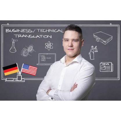 translate business or technical copy from german to english