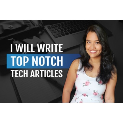 write engaging tech articles and blogs